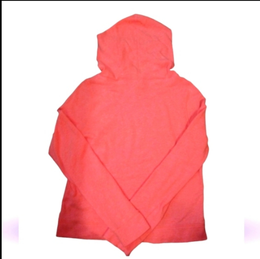 PINK VS Bright Neon Orange/Coral Pullover w/ Black Logo - Picture 3 of 3